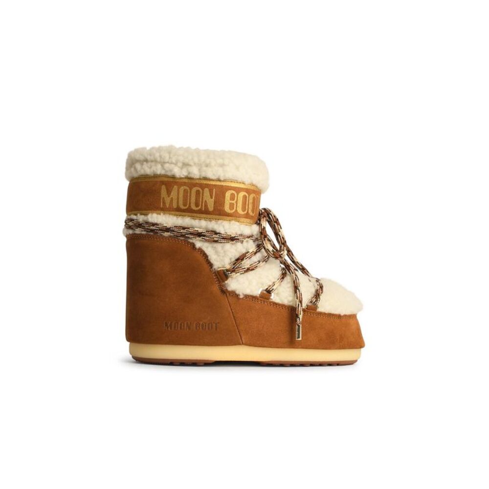 Moonboot Moon Boot 'Icon' In Beige Shearling Women